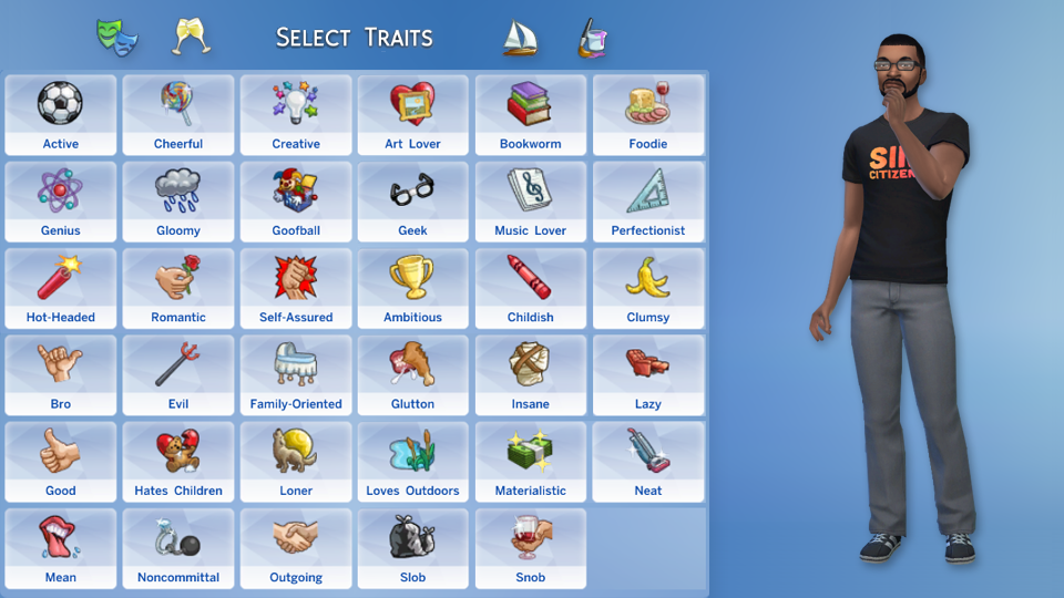 sims 4 all traits list
